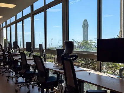 Puestos con vistas al mar